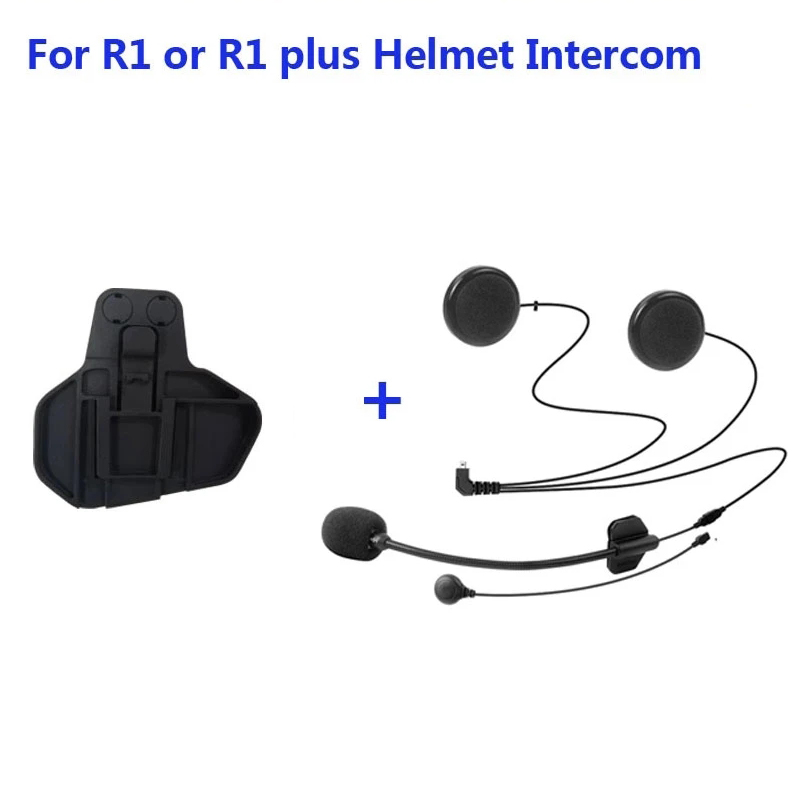 Full Face Motorcycle Helmet With Bluetooth - غطاء رأس من الألياف الصلبة/الناعمة للميكروفون