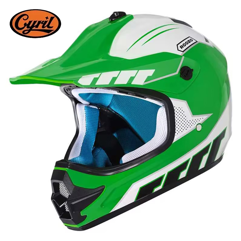 Off Road Motocross Helmet Goggles Set - مجموعة معدات موتوكروس للأطفال مع خوذة
