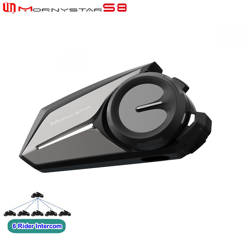 Universal Motorcycle Helmet Intercom Headset - سماعة رأس بلوتوث Mornystar S8 للدراجات