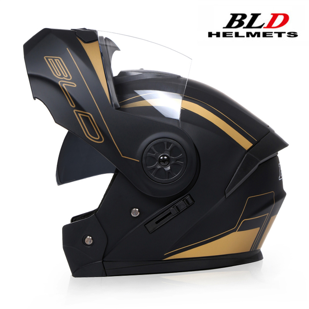 Modular Flip Up Motorcycle Helmet Dot Approved - خوذة موتوكروس للدراجات النارية للرجال والنساء