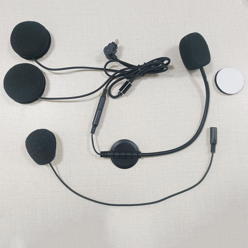 ملحقات سماعة أذن من نوع Type-C - مراجعة Universal Motorcycle Helmet Intercom Headset وسعره