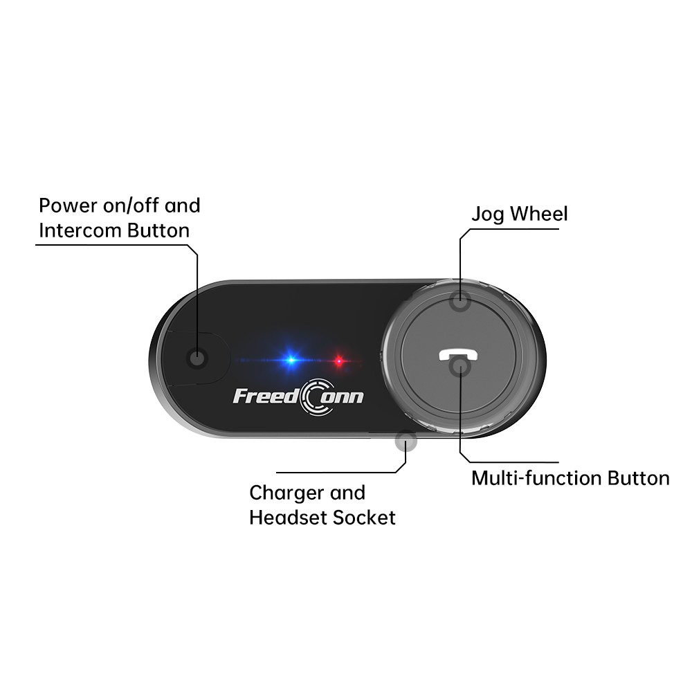 سماعة رأس بلوتوث FreedConn T-C - مراجعة Motorcycle Helmets وسعره