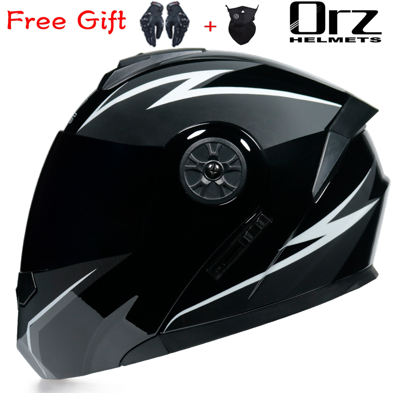 خوذة دراجة نارية ORZ-161 الأحد - مراجعة Modular Flip Up Motorcycle Helmet Dot Approved وسعره
