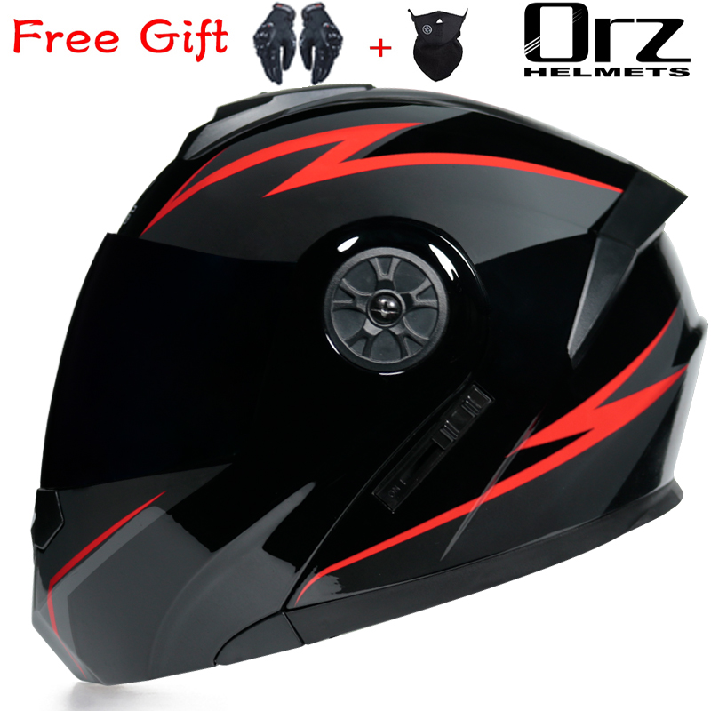خوذة دراجة نارية ORZ-161 الأحد - مراجعة Modular Flip Up Motorcycle Helmet Dot Approved وسعره