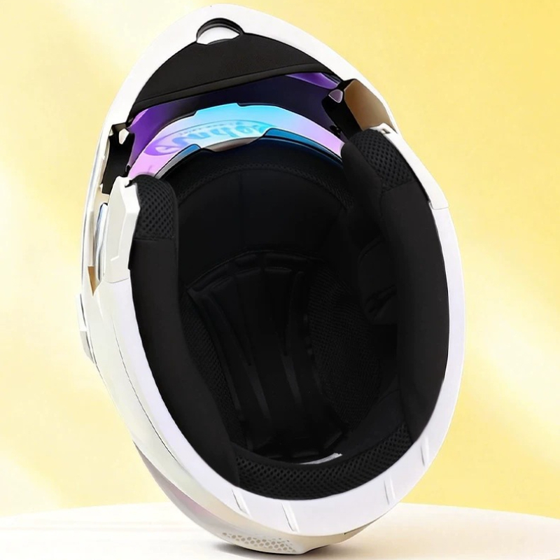 خوذة دراجة نارية قابلة للطي، ت - مراجعة Modular Flip Up Motorcycle Helmet Dot Approved وسعره