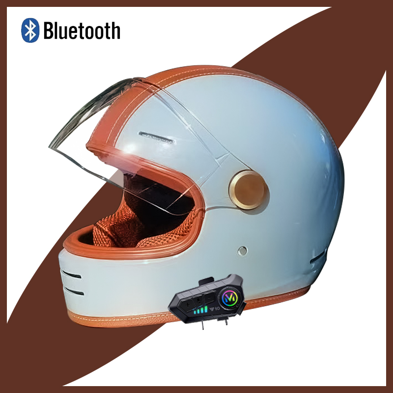 خوذة دراجة نارية كلاسيكية Casq - مراجعة Vintage Open Face Retro Helmet وسعره
