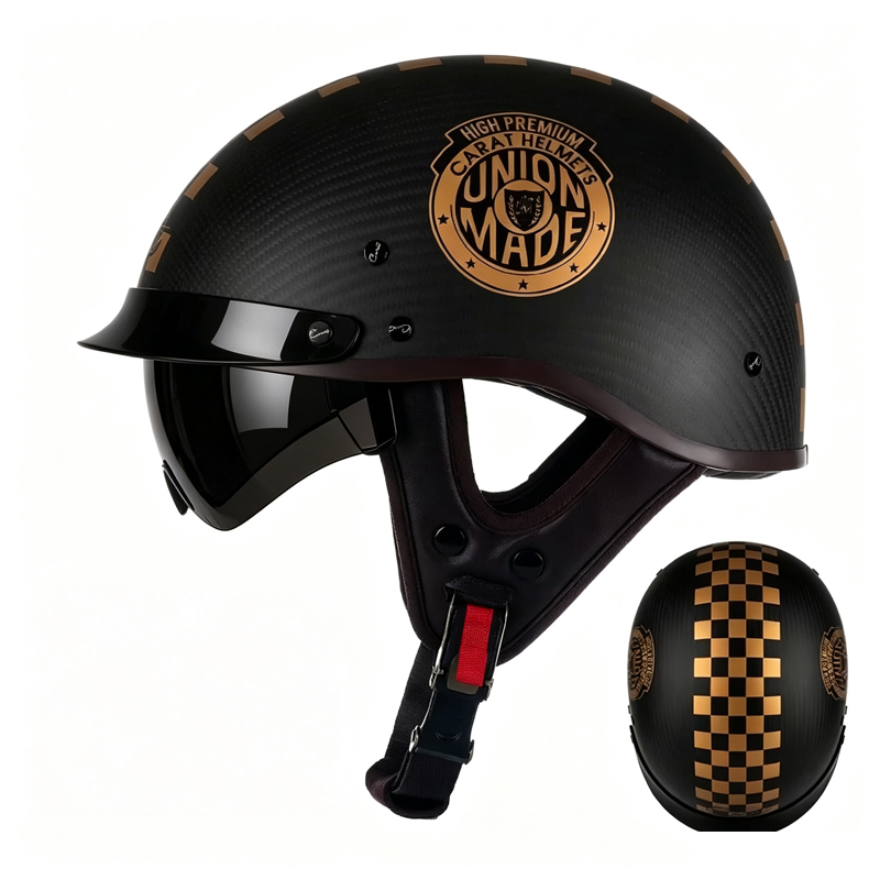 خوذة دراجة نارية من ألياف الكر - مراجعة Carbon Fiber Lightweight Motorcycle Helmet وسعره