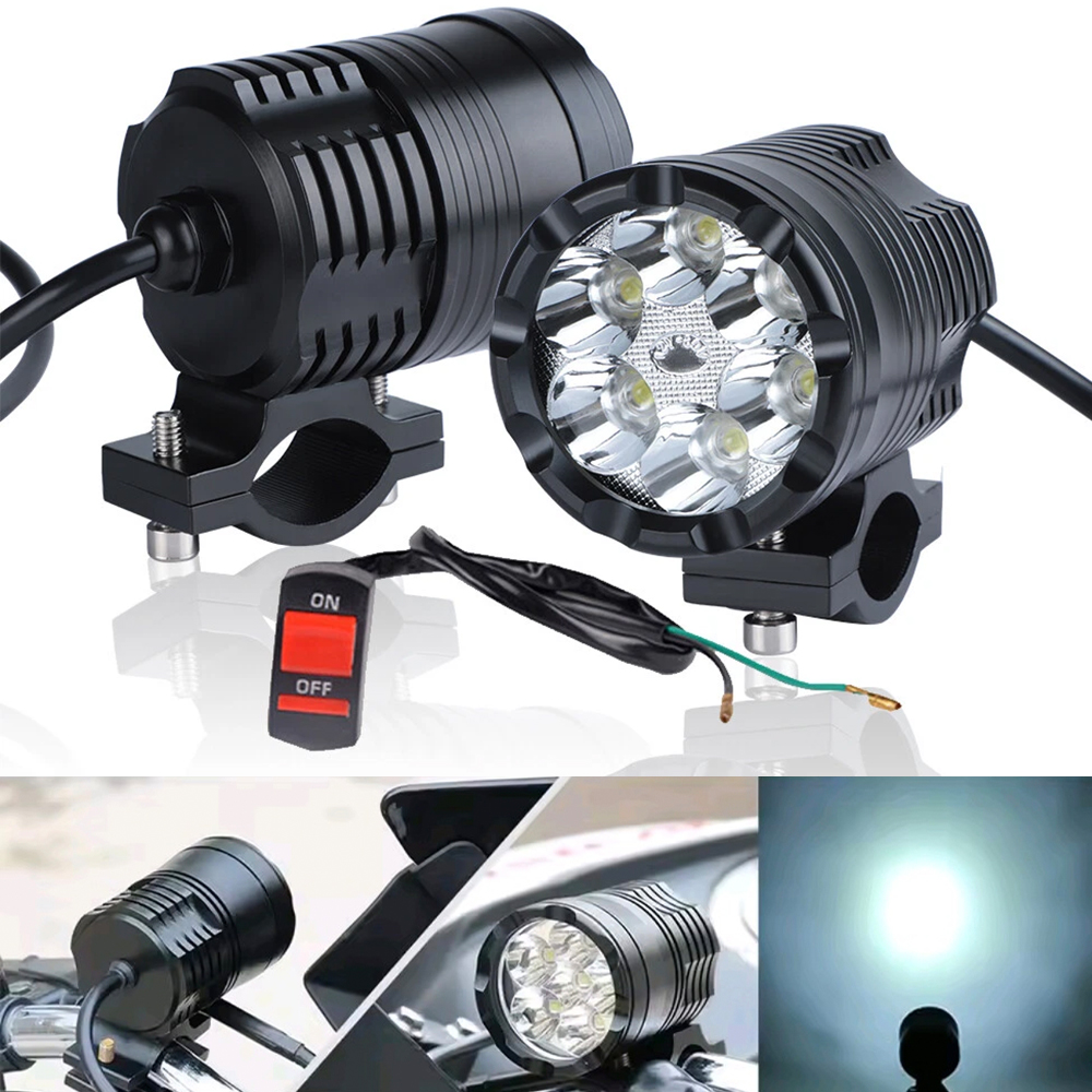 HYNBYZJ 6 بوصة دراجة نارية LED - مراجعة Universal Motorcycle Led Headlight Projector وسعره